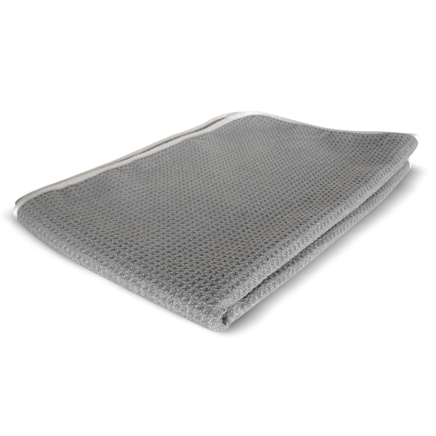 Premium Grey Waffle Weave Microfiber Towel (25"x36")