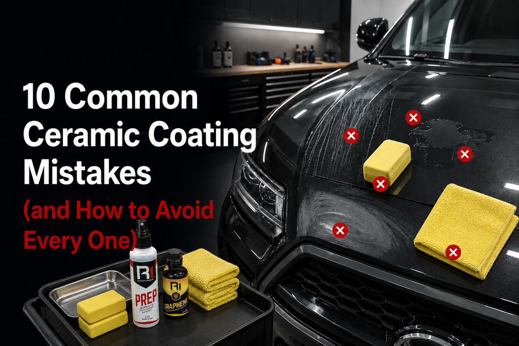 10 Common Ceramic Coating Mistakes (and How to Avoid Every One)