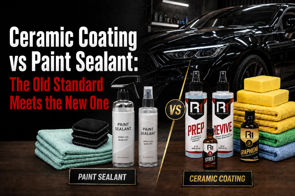 Ceramic Coating vs Paint Sealant: The Old Standard Meets the New One