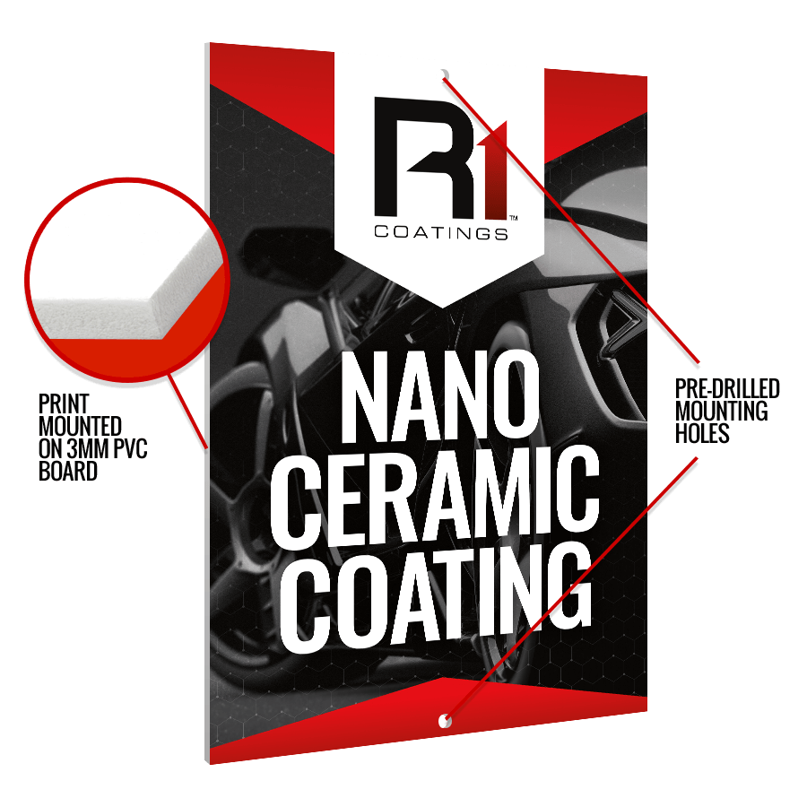 2' x 3' Nano Ceramic Coatings Sign