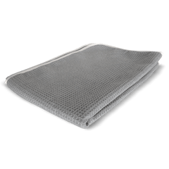 Premium Grey Waffle Weave Microfiber Towel (25