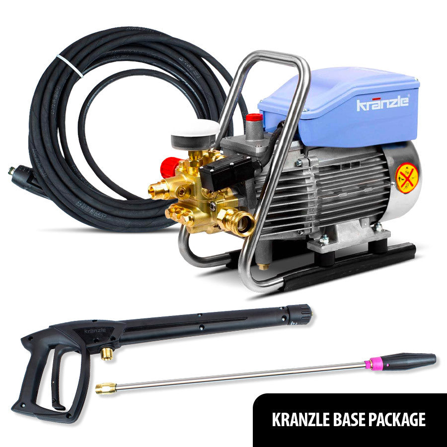 Kranzle K1622TS Pressure Washer, Complete Wall Or Cart Mount Package, Level 5